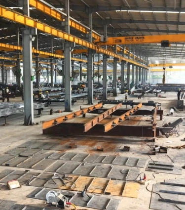 Steel fabrication plant