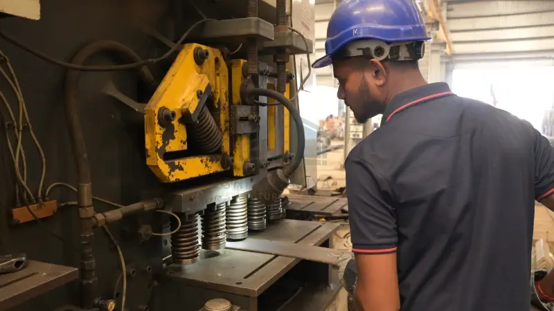 Hydraulic ironworker machine