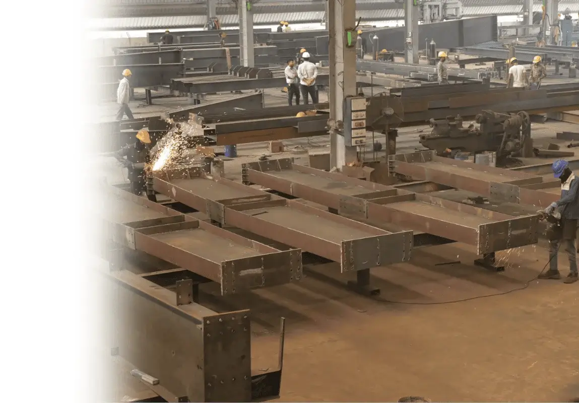 Heavy equipment and manufacturing setup