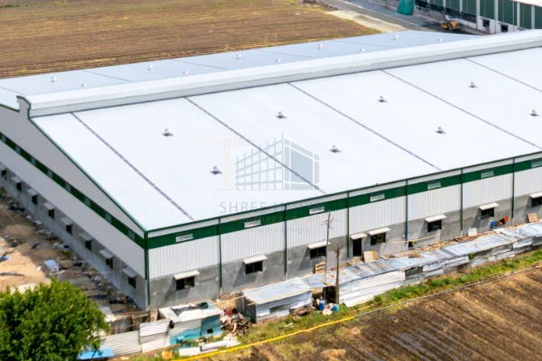 Modern steel building