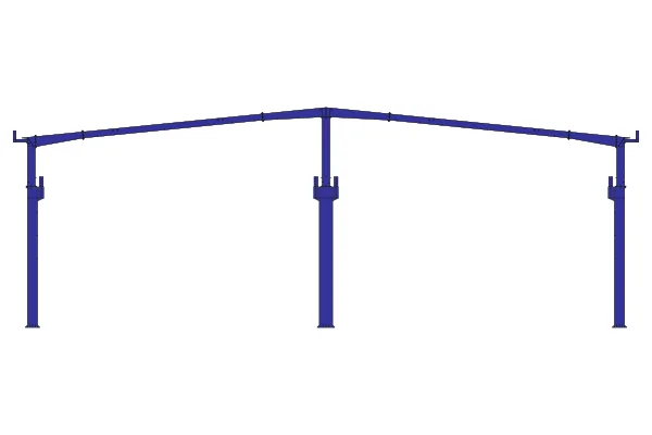 PEB Frame Type - SCMS With 2 Module Crane