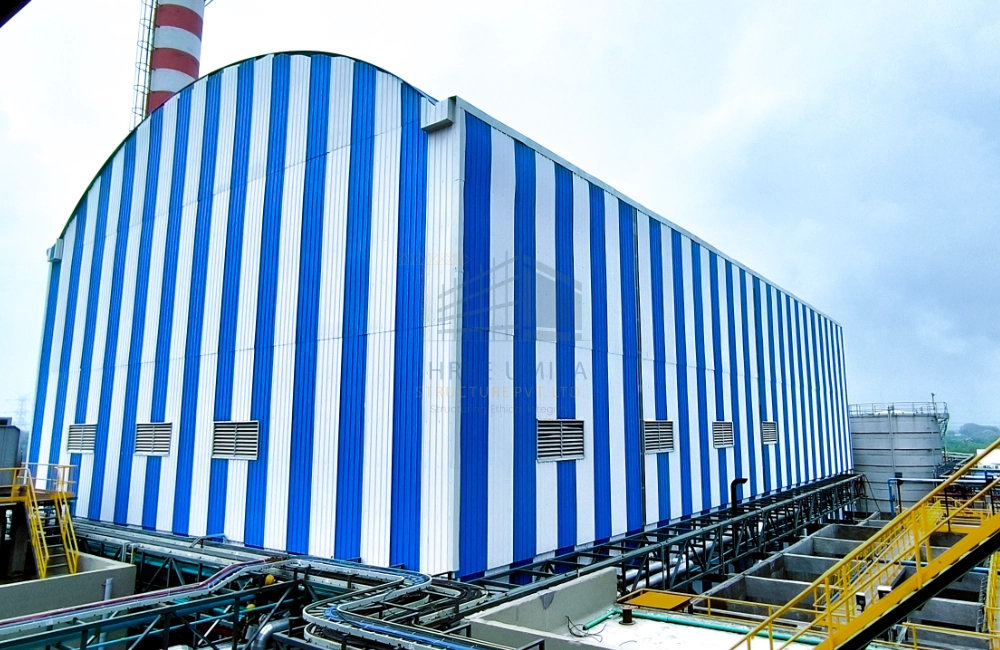 Structural steel warehouse for Farmson Drugs