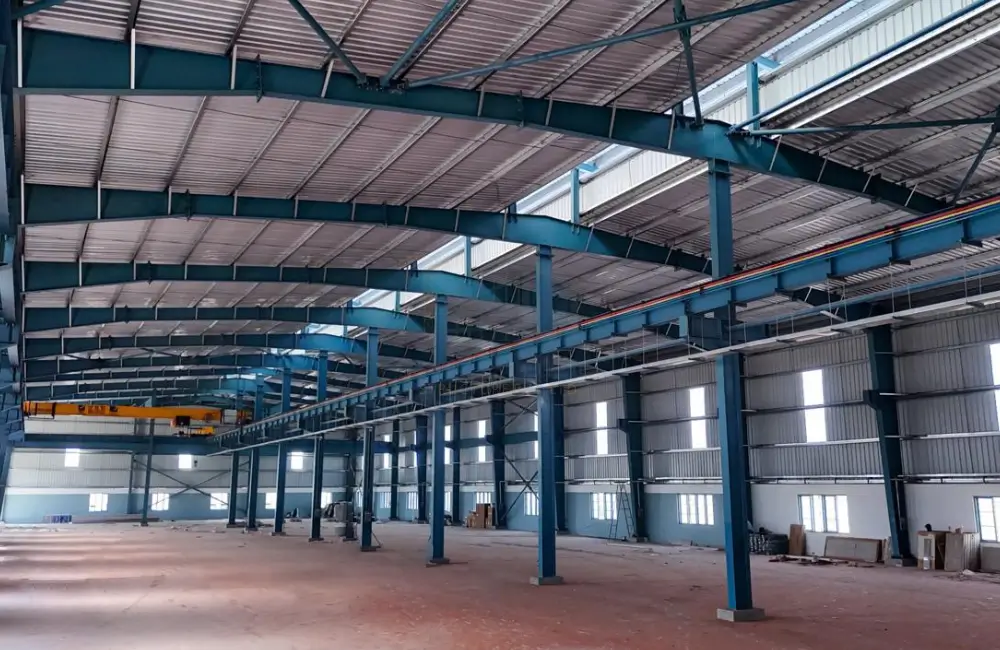 Green Enerzon PEB structure at Jarod Halol