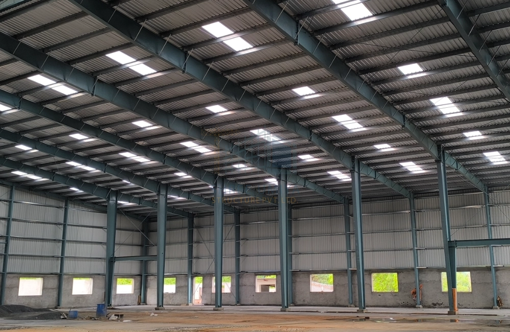 Pre-engineered building at Savra Foam Industry site