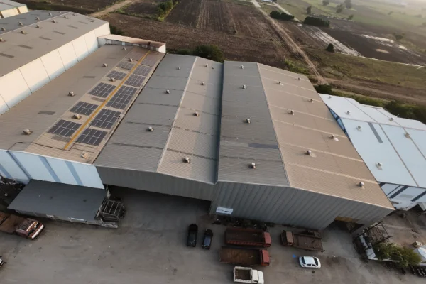 Industrial multi-span building